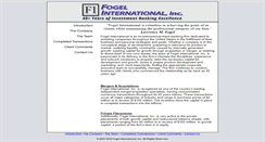 Desktop Screenshot of fogelinternational.com